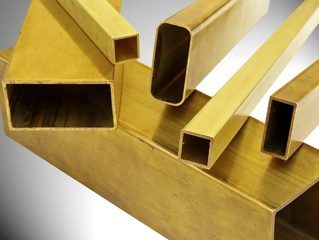 Труба латунная профильная