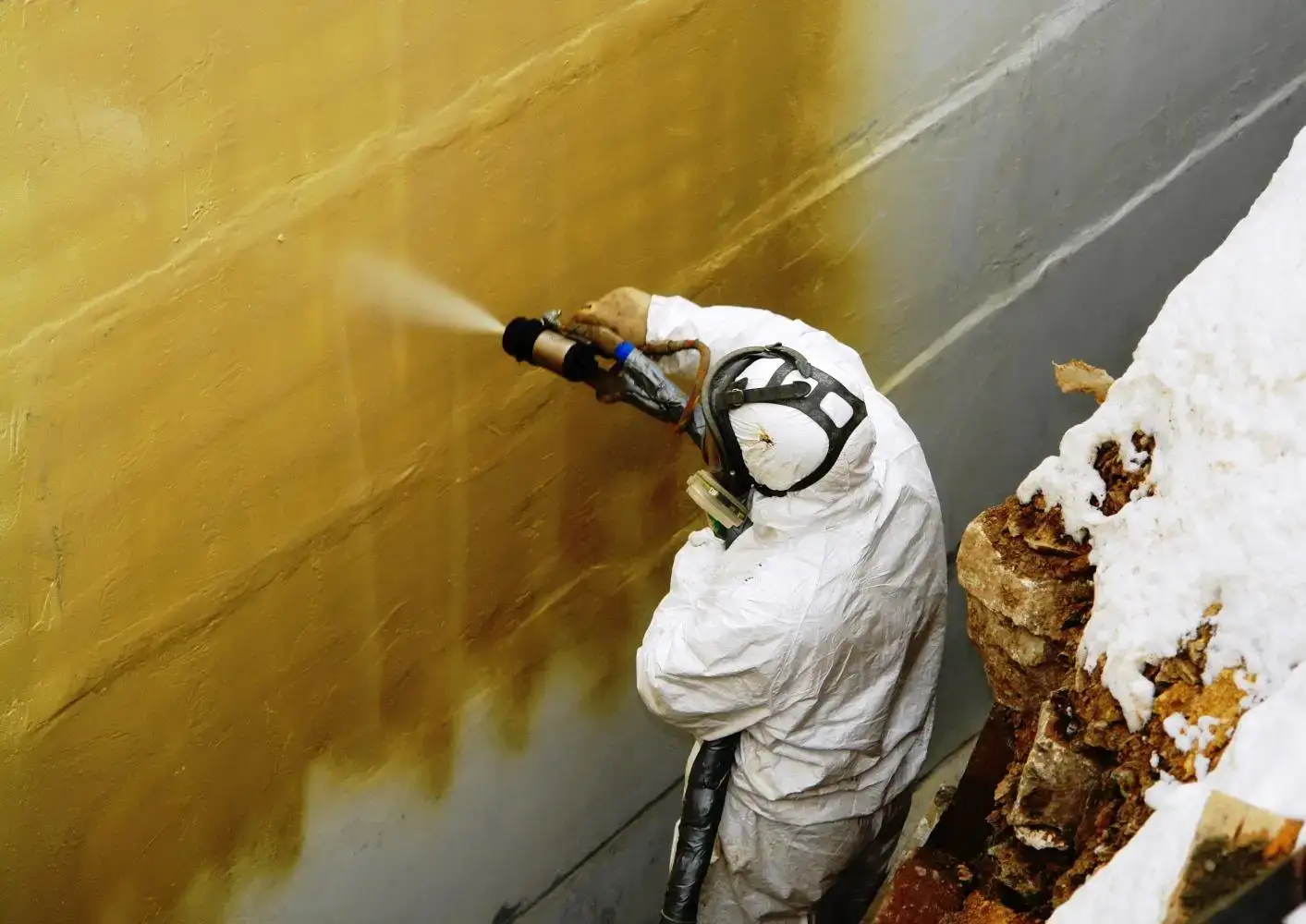 Напыление эластомерами